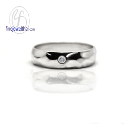 แหวนแพลทินัม-แหวนเพชร-แพลทินัม-เพชรแท้-แหวนหมั้น-แหวนแต่งงาน-Finejewelthai-R1296DPT