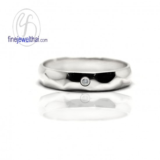 Infinity-Diamond-CZ-Silver-Wedding-Ring-Finejewelthai-R1297cz