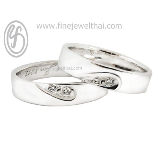 แหวนคู่-แหวนเพชร-แหวนทองคำขาว-แหวนหมั้น-แหวนแต่งงาน-Finejewelthai-RC1236DWG