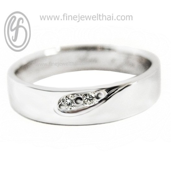 แหวนคู่-แหวนเพชร-แหวนทองคำขาว-แหวนหมั้น-แหวนแต่งงาน-Finejewelthai-RC1236DWG