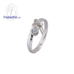 แหวนเพชร-แหวนเงิน-เพชรสังเคราะห์-Cz-เงินแท้-R1228cz-2