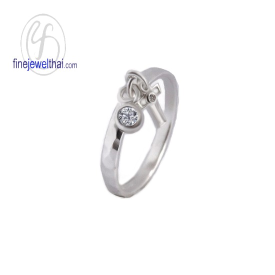 แหวนเพชร-แหวนเงิน-เพชรสังเคราะห์-Cz-เงินแท้-R1228cz-2