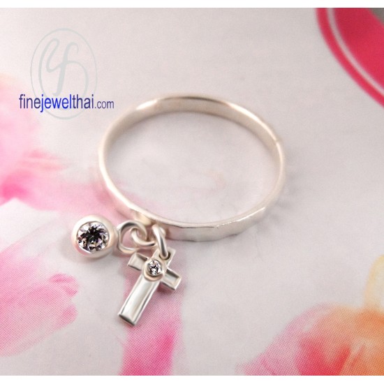 แหวนเพชร-แหวนเงิน-เพชรสังเคราะห์-Cz-เงินแท้-R1228cz-2