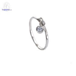 แหวนแต่งงาน-แหวนคู่-แหวนเงิน-new-Endless-Couple-Ring-Diamond -Silver-R1238cz