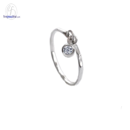 แหวนแต่งงาน-แหวนคู่-แหวนเงิน-new-Endless-Couple-Ring-Diamond -Silver-R1238cz