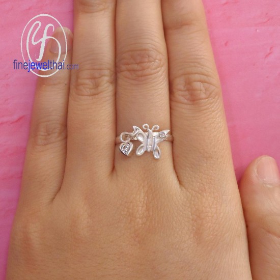 แหวนเพชร-แหวนเงิน-เงินแท้-R1239cz_1