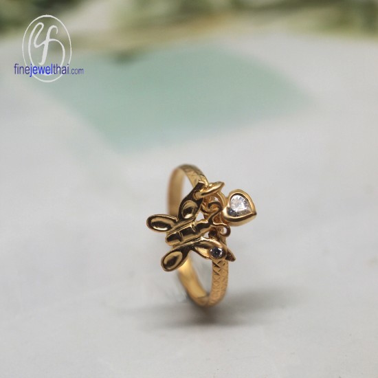 แหวนเพชร-แหวนเงิน-เงินแท้-R1239cz_1g