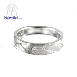แหวนเพชร-แหวนเงิน-เพชรสังเคราะห์-เงินแท้-แหวนหมั้น-แหวนแต่งงาน-R1278czm