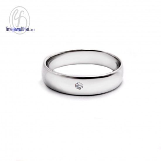 แหวนแพลทินัม-แหวนเพชร-แพลทินัม-เพชรแท้-แหวนหมั้น-แหวนแต่งงาน-R1275DPT