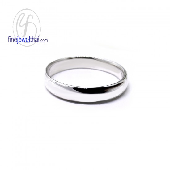 แหวนทองคำขาว-แหวนเกลี้ยง-แหวนหมั้น-แหวนแต่งงาน-Finejewelthai - R1092wg-9K
