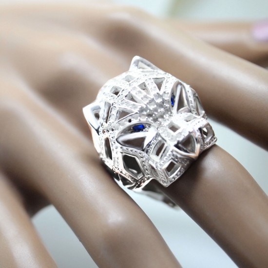 แหวนไพลิน-แหวนเสือ-แหวนเงิน-แหวนพลอยแท้-แหวนประจำเดือนเกิด-R1324bl