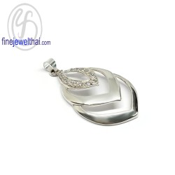 จี้กลีบบัว-จี้เพชร-จี้เงิน-งานสุวัน-SWP005cz